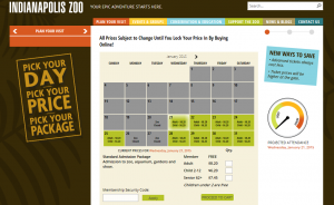Indianapolis Zoo Pricing Structure 
