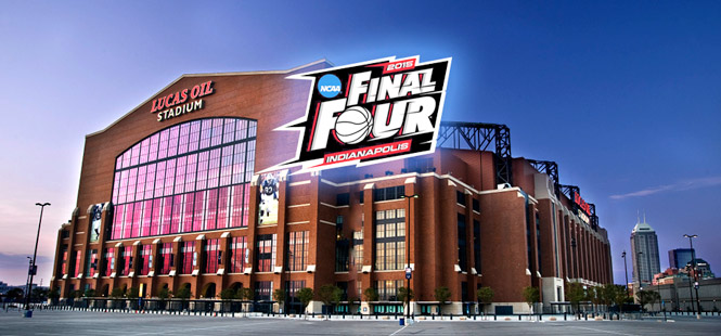 Lucas Oil Stadium will play host to the 2015 Men's Final Four