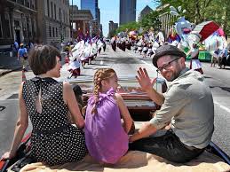 Josh Kaufman served as grand marshal of the 500Festival Parade in 2014.