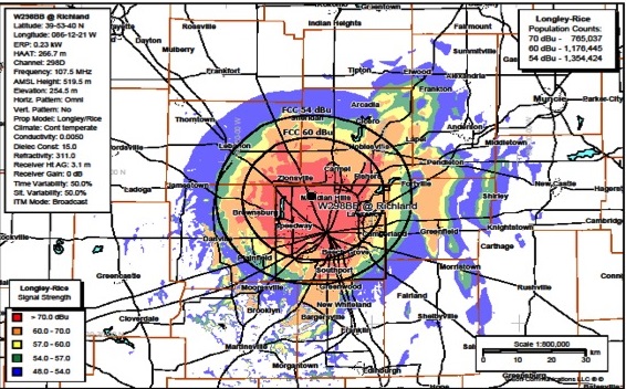 107.5 Coverage Map