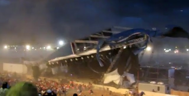 Stage collapses
